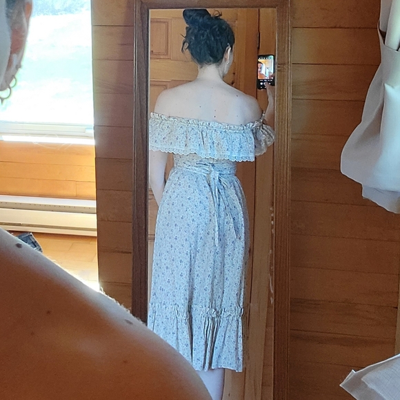 Gunne Sax Floral Dress - Picture 3 of 9